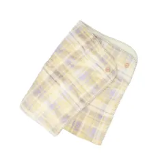 ☆ 1B.チェックYE ☆ フランネル3WAY2重ひざ掛け ブランケット ひざ掛け ひざかけ 膝掛け 膝掛 毛布 羽織り ベビーカーケット 寝具 布団 寒さ対策 防寒対策 冷房対策 オフィス お昼寝 もこもこ 軽量 インテリア あったかグッズ