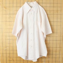 Herno】ヘルノ イタリア製 ストライプ柄 クレリックシャツ 半袖 40 