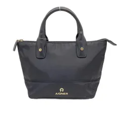 美品　アイグナー　AIGNER レザーハンドバッグ　トート　肩掛け可　イタリア Yahoo!オークション -「aigner アイグナー バッグ」の落札相場