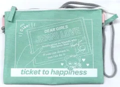 【中古】バッグ ア・クーマ先生 2wayミントサコッシュ 「アクマでこれは恋じゃない!×JENNI love」 ちゃお 2024年3月号付録