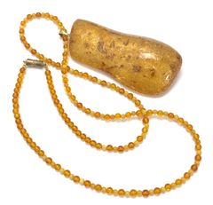 バルト海 琥珀 K18金具 ネックレス 20671102 - メルカリ 