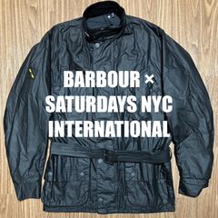 Barbour × Saturdays NYC INTERNATIONALモーターサイクルジャケット 34