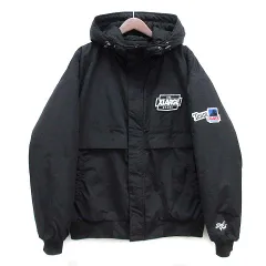 エクストララージ X-LARGE ナイロン パファー ジャケット 中綿 NYLON PUFFER JACKET ブラック 黒 L 101223021005