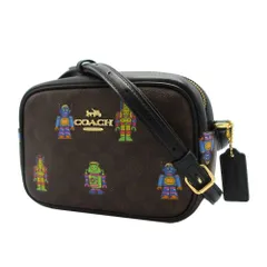 コーチ バッグ ショルダーバッグ COACH JAMIE コズミック ロボットプリント シグネチャー ミニ カメラバッグ 斜め掛け CW348 IMXB5 (ウォルナットマルチ) アウトレット レディース 送料無料