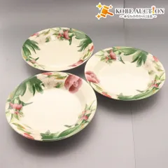 GIEN ジアン皿スリーシーズン3絵柄6枚セットフランス製