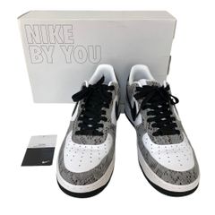 NIKE】AIR FORCE 1 BY YOU 白黒蛇柄カスタム 27㎝ - メルカリ