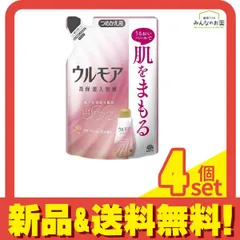 ウルモア 高保湿入浴液 クリーミーローズの香り 480mL (詰め替え用) 4個セット まとめ売り
