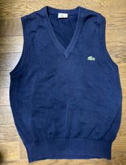 LACOSTE　ベスト　紺色（ネイビー系）