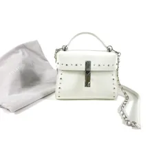 CELFORD　セルフォード　CWGB245530　リュタン　ビジュースタッズポシェット　2WAYバッグ　ショルダーバッグ　ミニハンドバッグ　ONEサイズ　ホワイト