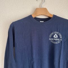 マチルダ ミュージカル  アメリカ古着 ロングTシャツ プリントTシャツ NAVY S