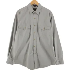 古着 80~90年代 エディーバウアー Eddie Bauer 長袖 コットンシャツ USA製 メンズL相当 ヴィンテージ/eaa527060