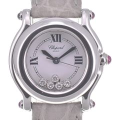 ショパール Chopard 27/8245-21 ハッピースポーツ 5P ダイヤ クォーツ レディース 美品 R#141411