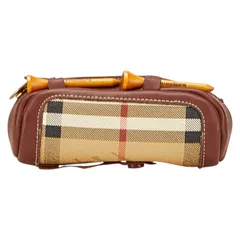 バーバリー ゴルフボールケース ブラウンゴルフケース ポーチ 未使用 バーバリー BURBERRY ポーチ ブラウン 未使用品 バーバリー