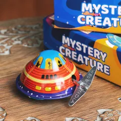 ブリキ UFO ３個セット ネジ巻き 昭和レトロ ブリキ UFO 3個セット ネジ巻き 昭和レトロ - メルカリ