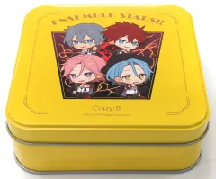 【中古】小物入れ・マルチケース・缶ケース Crazy：B 描き起こしビジュアルお菓子缶(缶のみ) 「あんさんぶるスターズ!!×animatecafe」 通販限定