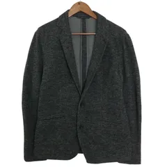 nano universe ナノユニバース 秋冬★ テーラード ニット ジャケット Sz.L メンズ