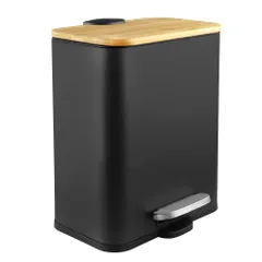 新品 ゴミ箱 ふた付き 5L ペダル式 黒