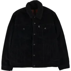 【LEVISリーバイス】黒 コーデュロイ トラッカージャケット 80-90年代 ≪70'S≫【極東LEVI'S/リーバイス】コーデュロイトラッカー