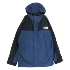 THE NORTH FACE ノースフェイス パーカー NP12032 Mountain Light Denim Jacket マウンテン ライト デニム ジャケット ネイビー系 L【中古】のサムネイル