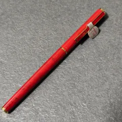 PILOT 絶版 laureate grandee L タグ付 ローリート グランディ l キャップ式　ボールペン　マーブル　赤　金　Vintage　ヴィンテージのサムネイル