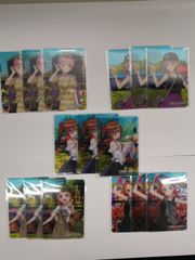 五等分の花嫁 クリアカード 全5種×3セット
