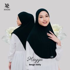 インスタントヒジャブ HAYYA BERGO Hijab Veil Instant Tudung Hayya Instant Indonesia Style ヒジャブ