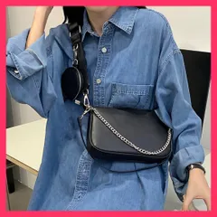 【スタッフおすすめ！】 ポーチ付き ショルダーバッグ 斜め掛け レトロ カジュアル/2WAY セット鞄/シンプル バッグ レディース ミニショルダー コンパクト おすすめ おしゃれ　人気 上品 2CHU-001