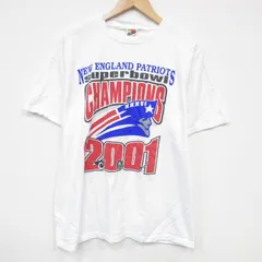 XL/古着 フルーツオブザルーム 半袖 ビンテージ Tシャツ メンズ 00s NFL ニューイングランドペイトリオッツ コットン クルーネック 白 ホワ