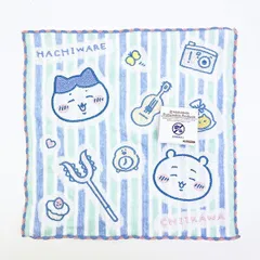 ちいかわ いろいろストライプ ミニタオル ハンカチ