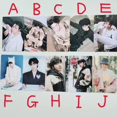 BTS フォトカード トレカ J-HOPE AND WHAT? ホソク ばら売り A～J トレーディングカード 韓国 限定 写真 フォト