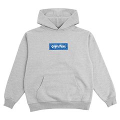 SHAKA WEAR PAISLEY HOODIE【GRAY×BLUE】(シャカ 通販 メンズ 服 大きいサイズ ヘビーウエイト パーカー スウェット フード フーディー プルオーバー 厚手 HEAVYWEIGHT ペイズリー バンダナ BANDANA 長袖)
