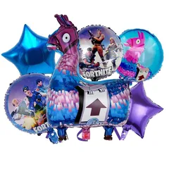 フォートナイト E 誕生日セット バルーン パーティー グッズ 風船 Forntite FIESTA アニバーサリー ハッピー バースデー 装飾 ガーランド バースデーグッズ イベント 風船 バルーン 飾り 装飾 品 豪華 小道具 大きい