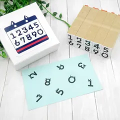 【猫が数字に！】ニャンバー　ミニスタンプ（手帳、スケジュール帳、ふせん、メモ帳に！）