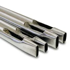 【特価商品】ポンチ 楕円 4本セット レザークラフト 穴あけ道具 穴あけ 打ち抜きポンチ 2mm*7mm 3mm*6mm HappyHome 3mm*8mm 4mm*7mm
