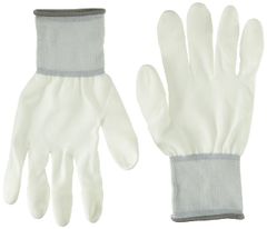 新品 指先ウレタンコーティング手袋 10双組 [ユニワールド] 1540-10P ホワイト L