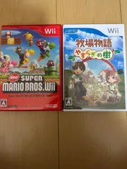 牧場物語　やすらぎの樹　NewスーパーマリオブラザーズWii Wii ソフト　ウィー