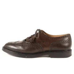 RALPH LAUREN ラルフローレン CROCKETT&JONES製 コードバン シューズ LAWFORD ローフォード ダークブラウン 9 1/2 WIDTH E イングランド製のサムネイル