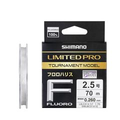 シマノ(SHIMANO) フロロカーボンライン リミテッドプロ トーナメントモデル F(フロロ) LB-C31X 70m 2.5号 クリア