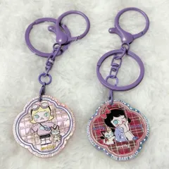 アクリルキーホルダー 2個セット可愛い　Molly モリー