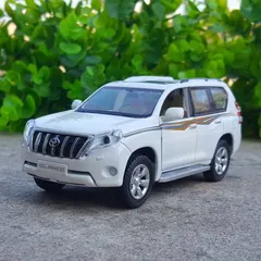 トヨタ ランドクルーザー プラド 1/32 自動車模型 オフロード車 合金 シミュレーション 車おもちゃ 模型 ホワイトのサムネイル