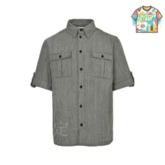 【今日WTO】Bottega Veneta 25ss ショーモデル ワークシャツ 半袖-ZY43