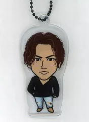 【中古】キーホルダー・マスコット(男性) 登坂広臣(END of LINE/黒シャツ) クリアチャーム HIROOMI TOSAKA FULL MOON ver. EXILE TRIBE STATION オンラインカプセル