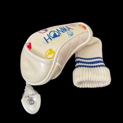 HONWA ホンマ UT用ヘッドカバー 白 マルチカラー UT ユーティリティー ゴルフ 趣味 スポーツ