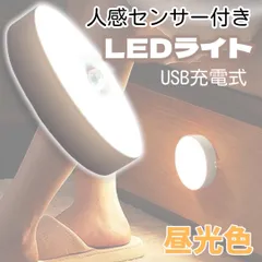センサーライト 自動点灯 人感センサー 室内 LEDライト 廊下 天井 USB