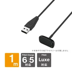 Fitbit Charge 6 フィットビット チャージ6 Fitbit Luxe フィットビット ラックス 1m 充電ケーブル USB A チャージャー 軽量 コンパクト スマートウォッチのサムネイル