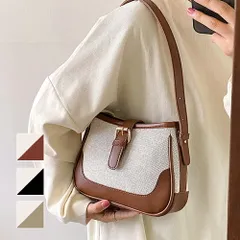 切り替え2WAYバッグ レディース かばん ショルダーバッグ 斜めがけ 10代 20代 30代 韓国ファッション オフィスカジュアル キレイめ バイカラー