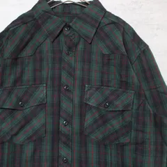 DEAD品【LA直輸入】PRO CLUB GRN/BK FLANNEL SHIRTS 2XL~4XL プロクラブ ネルシャツのサムネイル