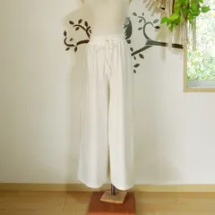 【SALE】ホロノホフレアパンツ●オフホワイトのサムネイル