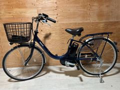 【美品】Panasonic パナソニック 電動アシスト自転車 BE-FL431V  ビビ・L 24インチ 内装3段変速 12Ah ソリッドネイビー 2022年製
