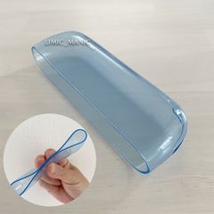 アイコス イルマ / イルマi専用 IQOS ILUMA TPU製 ソフト やわらか カバー ケース 着せ替え 衝撃保護 クリア ブルー 青色 青 半透明